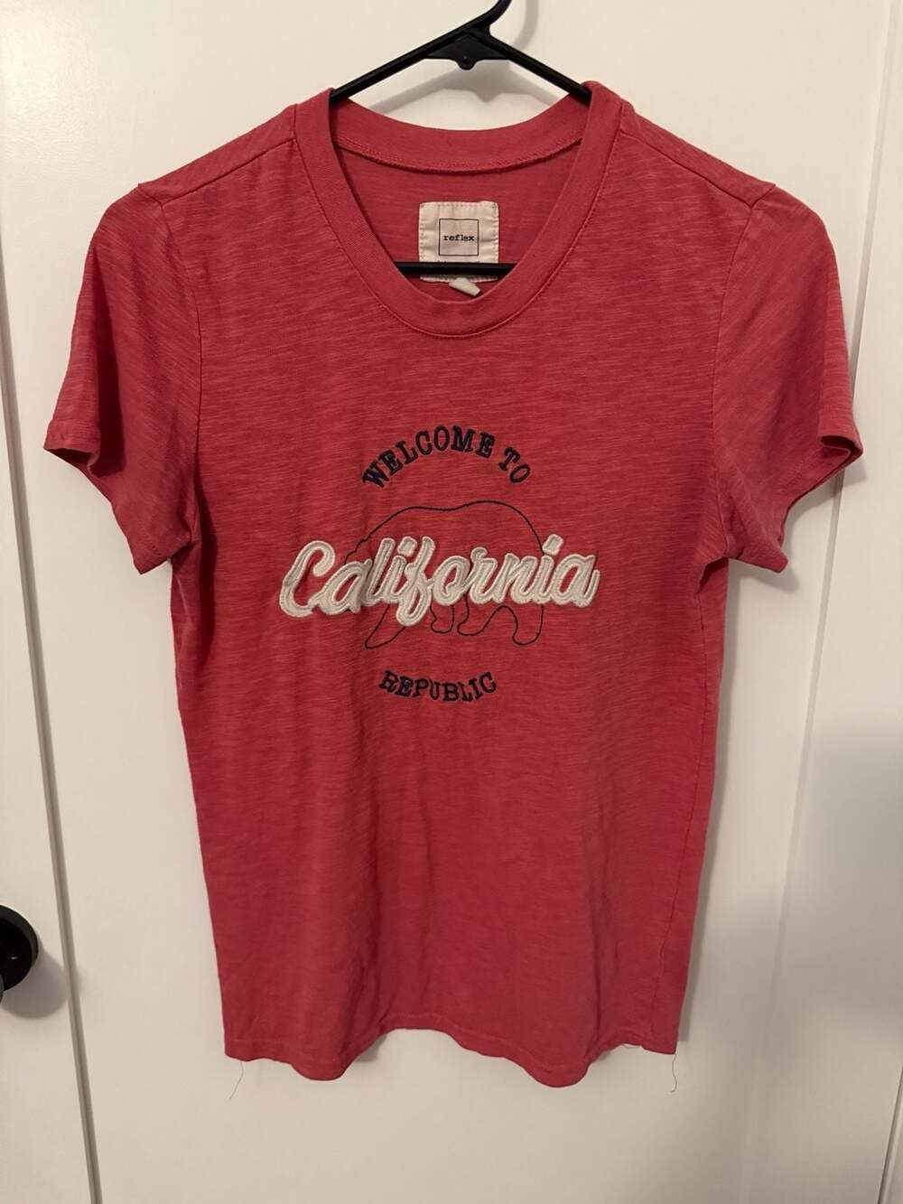 Reflex Welcome To California Republic Bear Graphic T-Shirt